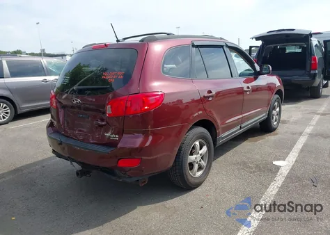 2008 Hyundai Santa Fe Gls z USA, uszkodzony, nr VIN 5NMSG73DX8H136546